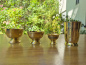 Preview: Nepalesisches Thali Set aus Messing | Traditionelles Essgeschirr (8-teilig)